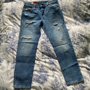 Levi’s 501ct Tapered Leg Button Fly Jeans | 27W x 32L